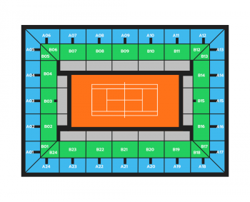 MADRID OPEN 25. 4. 2026 - DENNÍ PROGRAM - HLAVNÍ KURT